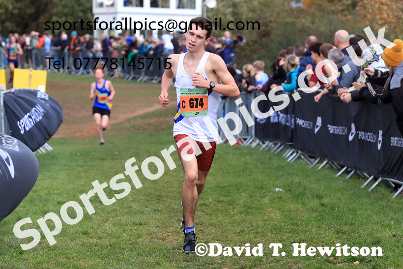 Mens Under-17s 2025 National Cross Country Relays, Berry Hill Park, Mansfield. Photo: David T. Hewitson/Sports for All Pics
